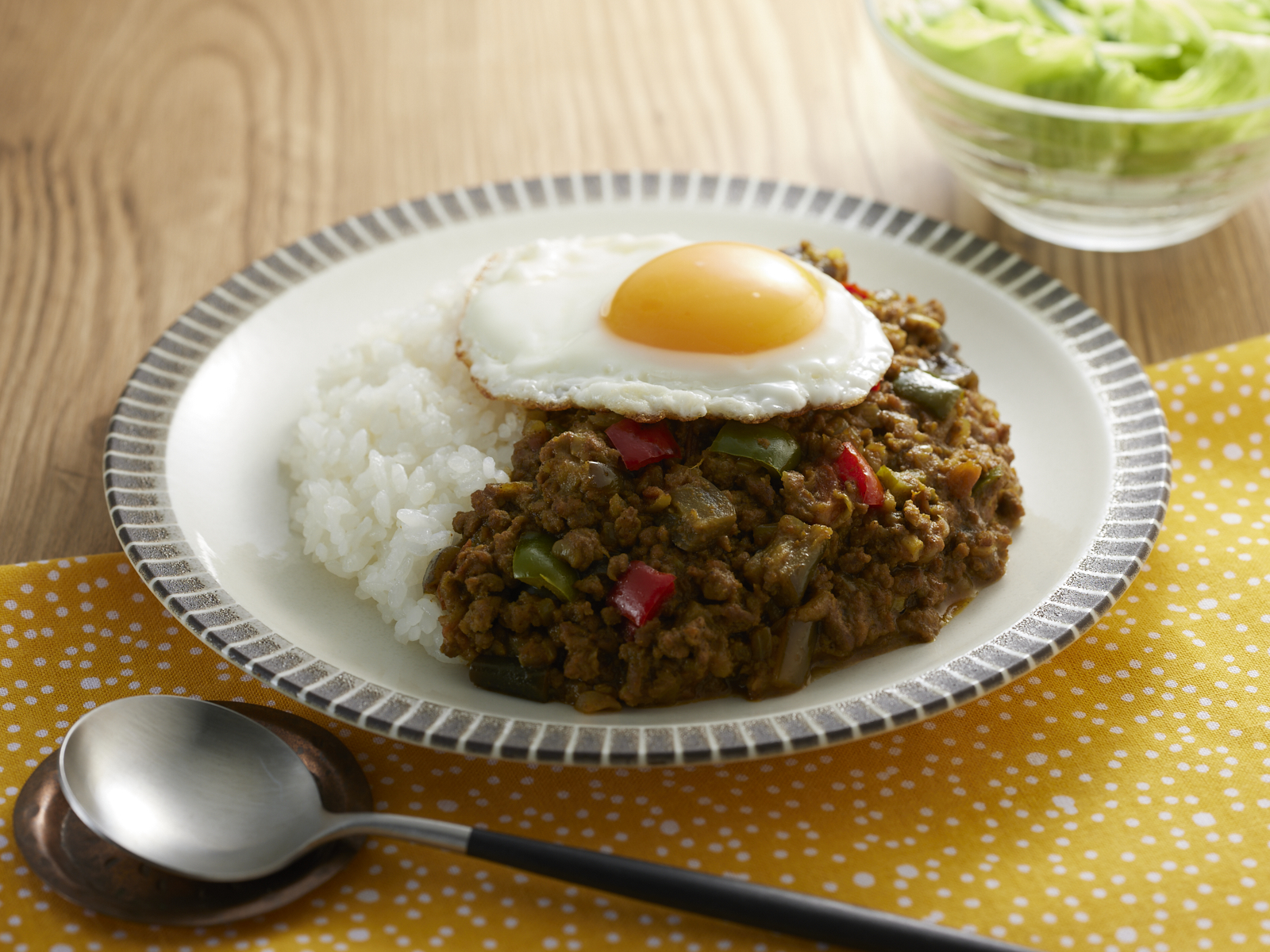 夏野菜のキーマカレー