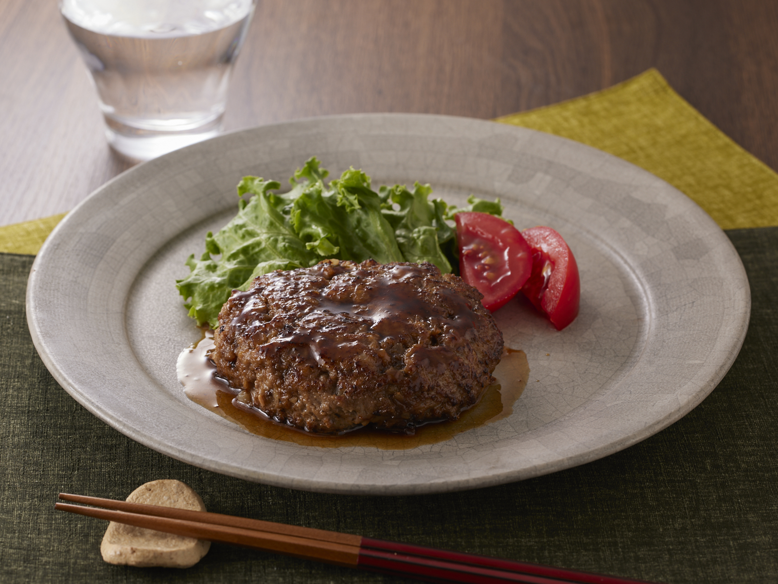 照り焼き大豆ハンバーグ